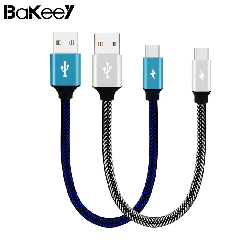 Bakeey Универсальный USB кабель для зарядки 3A Type C плетеный быстрой 28 см Oneplus 5t Xiaomi 6 Mi A1