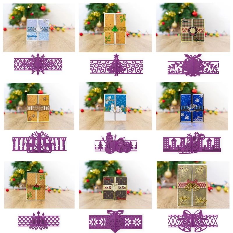 2 шт. венок на рождественскую елку украшение-колокольчик для карточек пояс