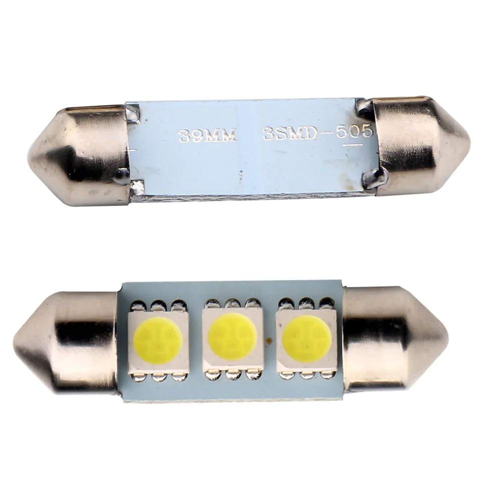 LaLeyenda 12 В гирлянда 36 мм 39 мм светодиодный C10W C5W 3SMD 6SMD 16 SMD 5050 лампочка автомобильный светильник номерного знака авто корпус интерьерные купольные лампы