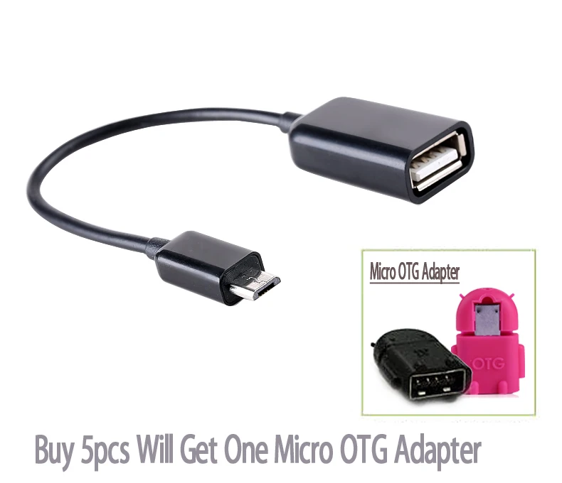 Free shipping Micro USB OTG Cable Adapter For Samsung Xiaomi LG Sony Huawei Oneplus Android Tablet PC Smart Phone Mobile|Переходники и