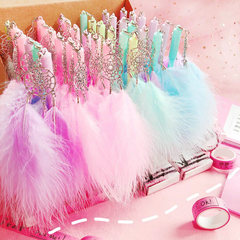 1 шт. кавайные плюшевые гелевые ручки милая подвеска в виде Ловец снов