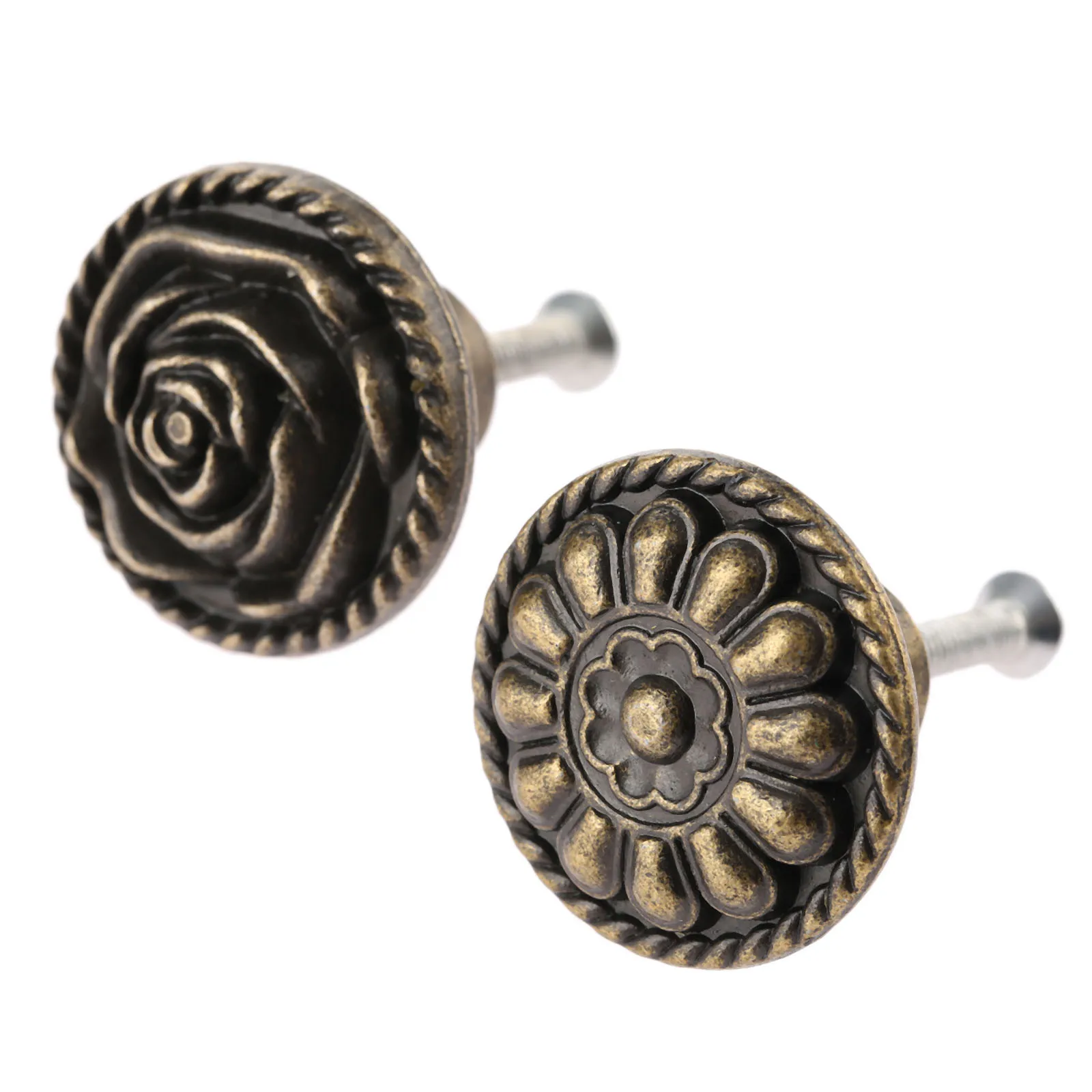 1 шт. Античная Металлическая Круглая ручка для выдвижных ящиков винтажная