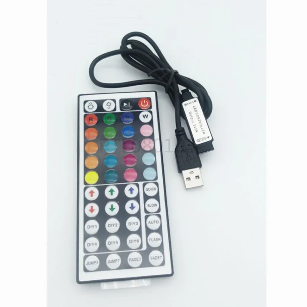 3 шт. 44 клавишный светодиодный ИК RGB мини USB контроллер для LED полосы светодиодные