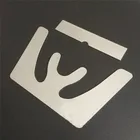 Стоматологическая восьмиклиновая Лисья челюсти, лиса, плоская тарелка, 3D нержавеющая сталь, автоклавируемая Защита рта, бородавка для полости рта, 1 комплект