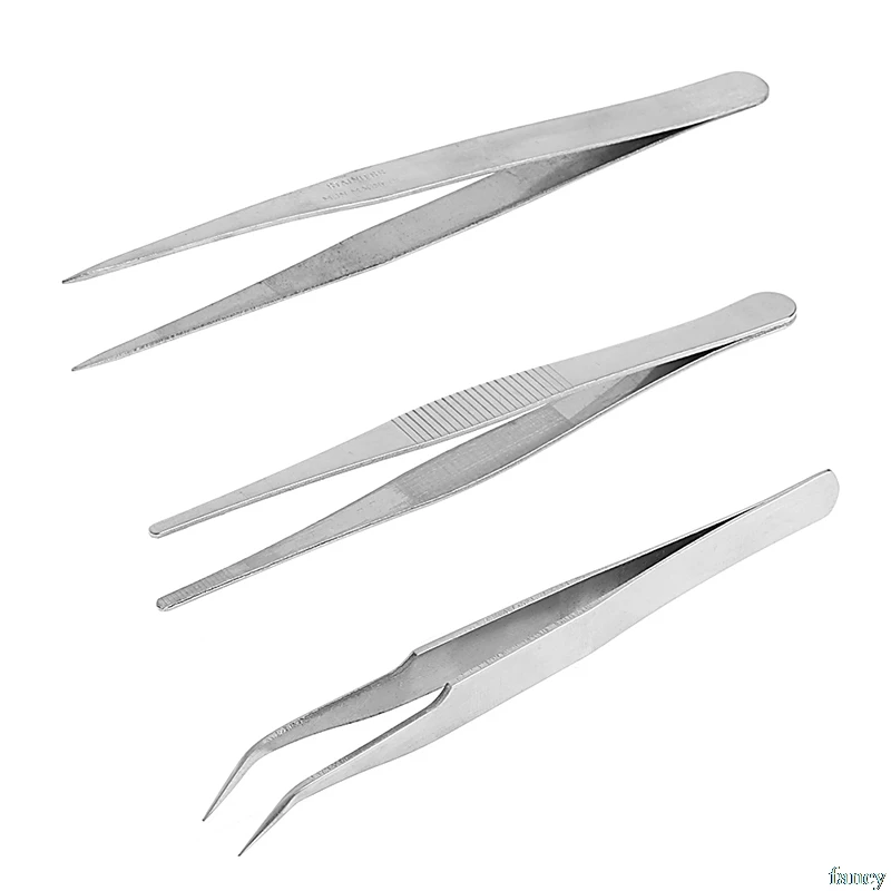 3 шт./компл. Набор прецизионных инструментов для ремонта электронный Пинцет из