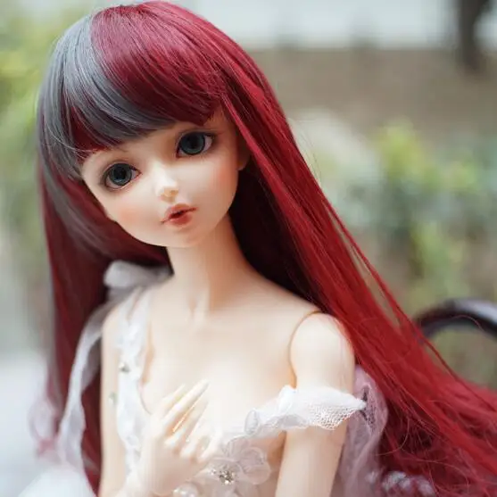 Волосы для кукол BJD высокотемпературные шелковые мягкие длинные волосы 1/3