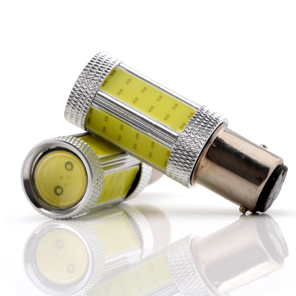 4 шт. COB SMD + 1 5 Вт 1156 BA15S BAY15D 1157 3156 3157 7440 7443 сигнал поворота Реверсивный парковочный