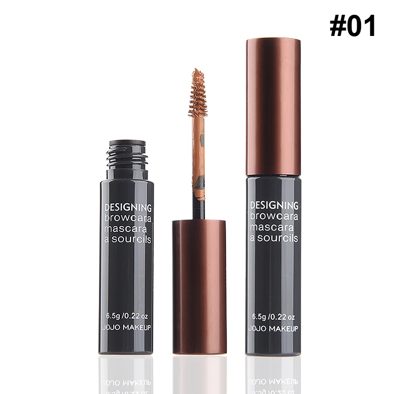 Бренд JOJO водостойкий крем тинт для бровей косметика коричневый черный