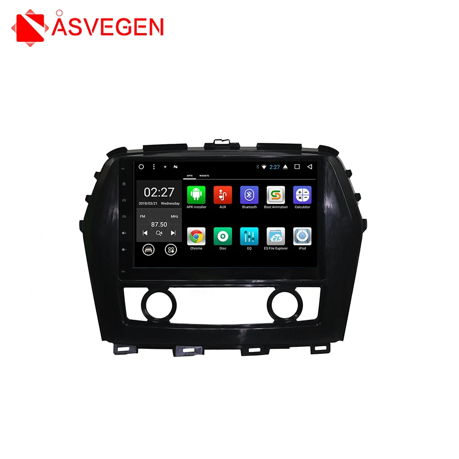 Asvegen Android 7 1 четырехъядерный автомобильный радиоприемник GPS-навигация стерео