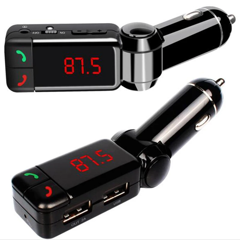 Автомобильный Bluetooth FM MP3 плеер передатчик беспроводной модулятор Громкая связь