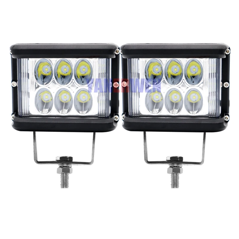 Koop Dual Side Shooter Led Cube Led Verlichting Off Road Led Licht Rijden Licht Super Bright Voor Jeep Lamp Suv Boot 4