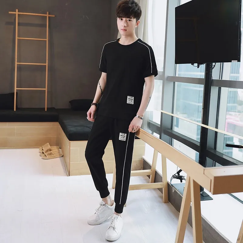 

Bormandick Men Sport Suits Running Sets Men Jogging Fitness Training Suits Running Sport Tracksuit Mens Gym Sets KXP18 D86 48-2