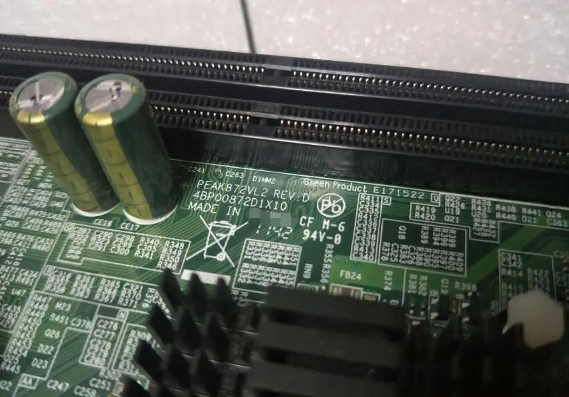 100% OK оригинальный полноразмерный процессор карта PEAK872VL2 REV: D плата IPC PICMG1.3 SBC с ОЗУ