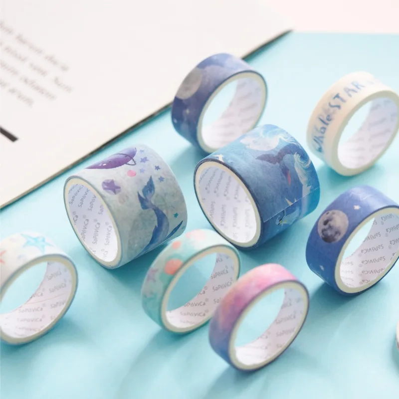 Набор декоративного скотча Васи клейкая лента для скрапбукинга своими руками 10