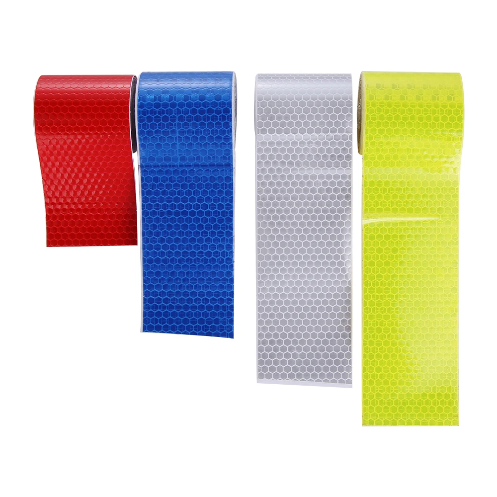 3Mx5CM Car Truck Self-adhesive Safety Warning Conspicuity Roll Tape Film Sticker Decal 4 Color Night Reflective Strips | Автомобили и