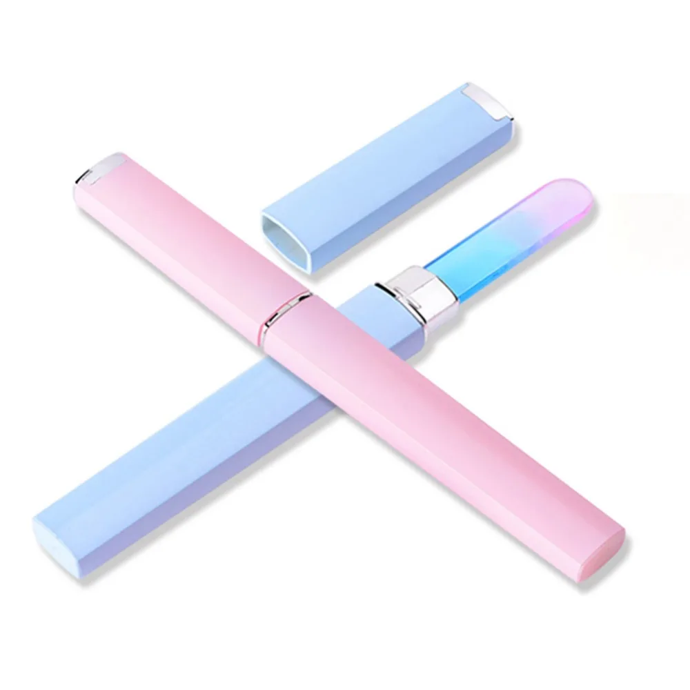 Professional Crystal Glass Nail Files Buffer Manicure Sanding Block Device Pedicure Art Decorations Tool #288169 | Красота и здоровье