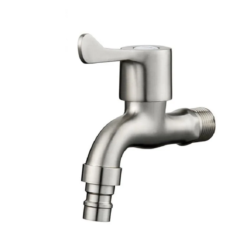 

304 Stainless Steel Washing Machine faucet Quick Opening G1/2 Sink Tap