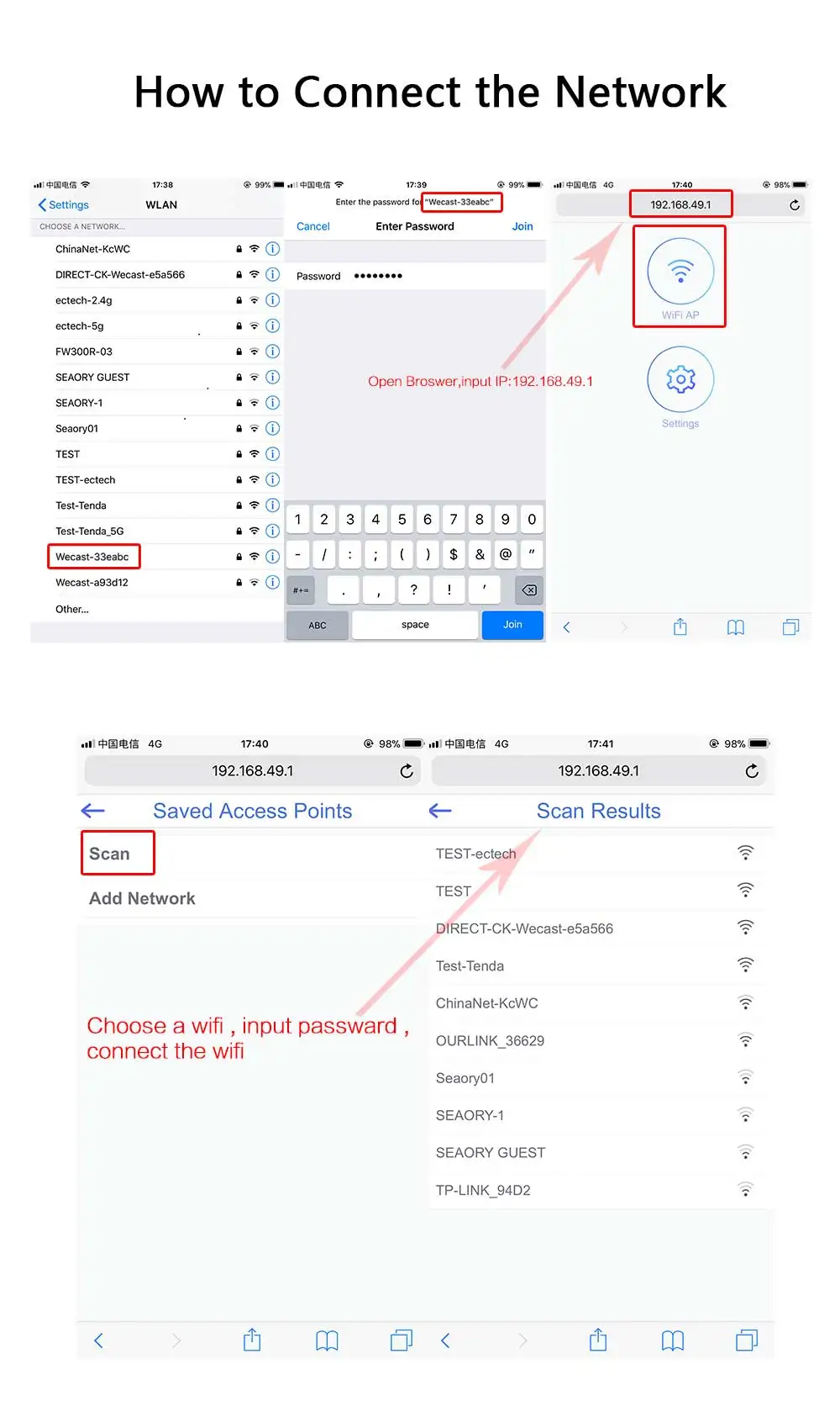 Wecast беспроводной дисплей ключ Android зеркалирование Netflix мобильный литье данных Youtube видео паром для MAC/IOS/Android/MAC