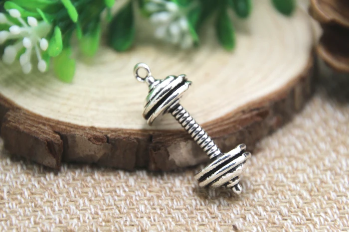 2 шт -- соединитель штанги амулеты Античные тибетские серебряные 3d соединитель штанги Подвески амулеты 36х14мм