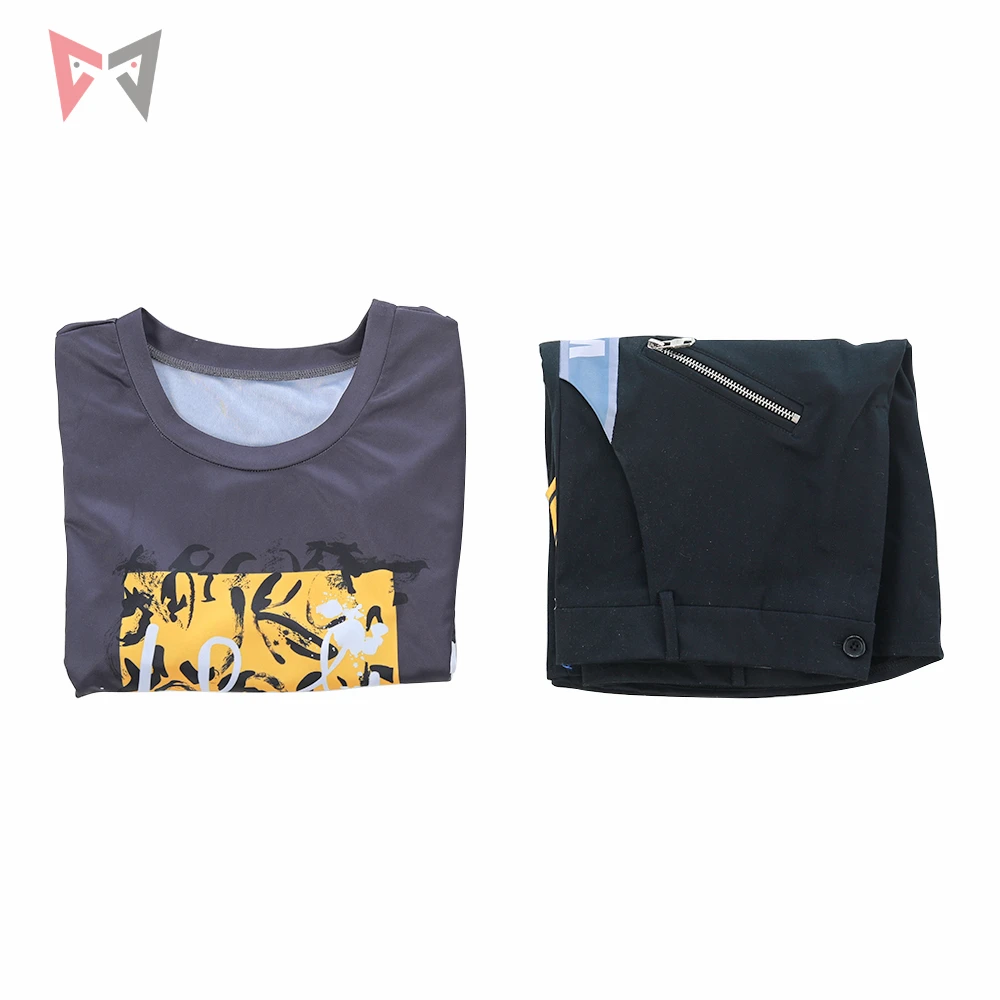 MMGG lyzzr Love and producer Cosplay bai qi Costume T shirt pants custom made size | Тематическая одежда и униформа