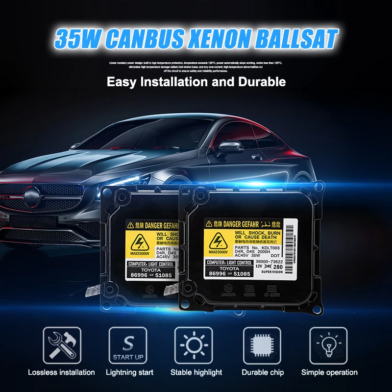Mgtv Свет 12V 35W автомобиль HID комплект ксенонового балласта D4R D4S ультра яркий тонкий