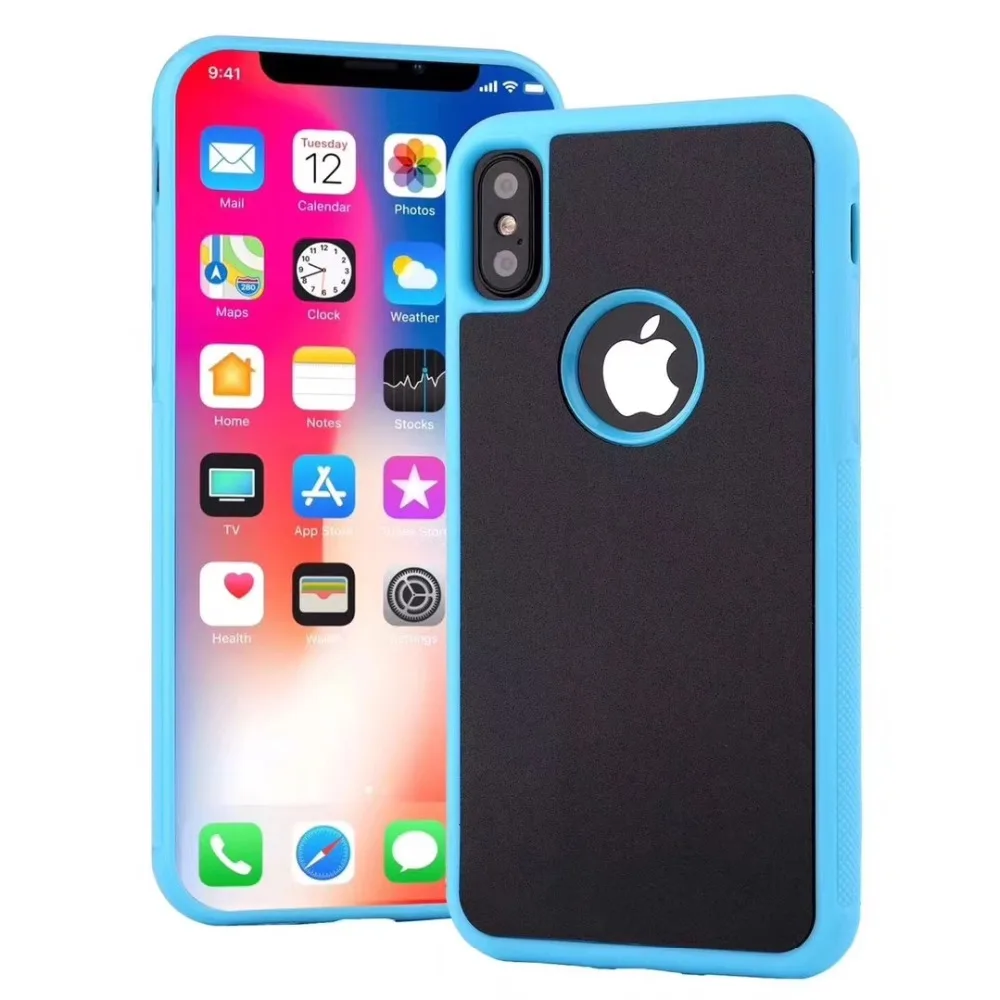 Защитный чехол из ТПУ для iPhone X XR XS MAX с защитой от гравитации|Бамперы| |