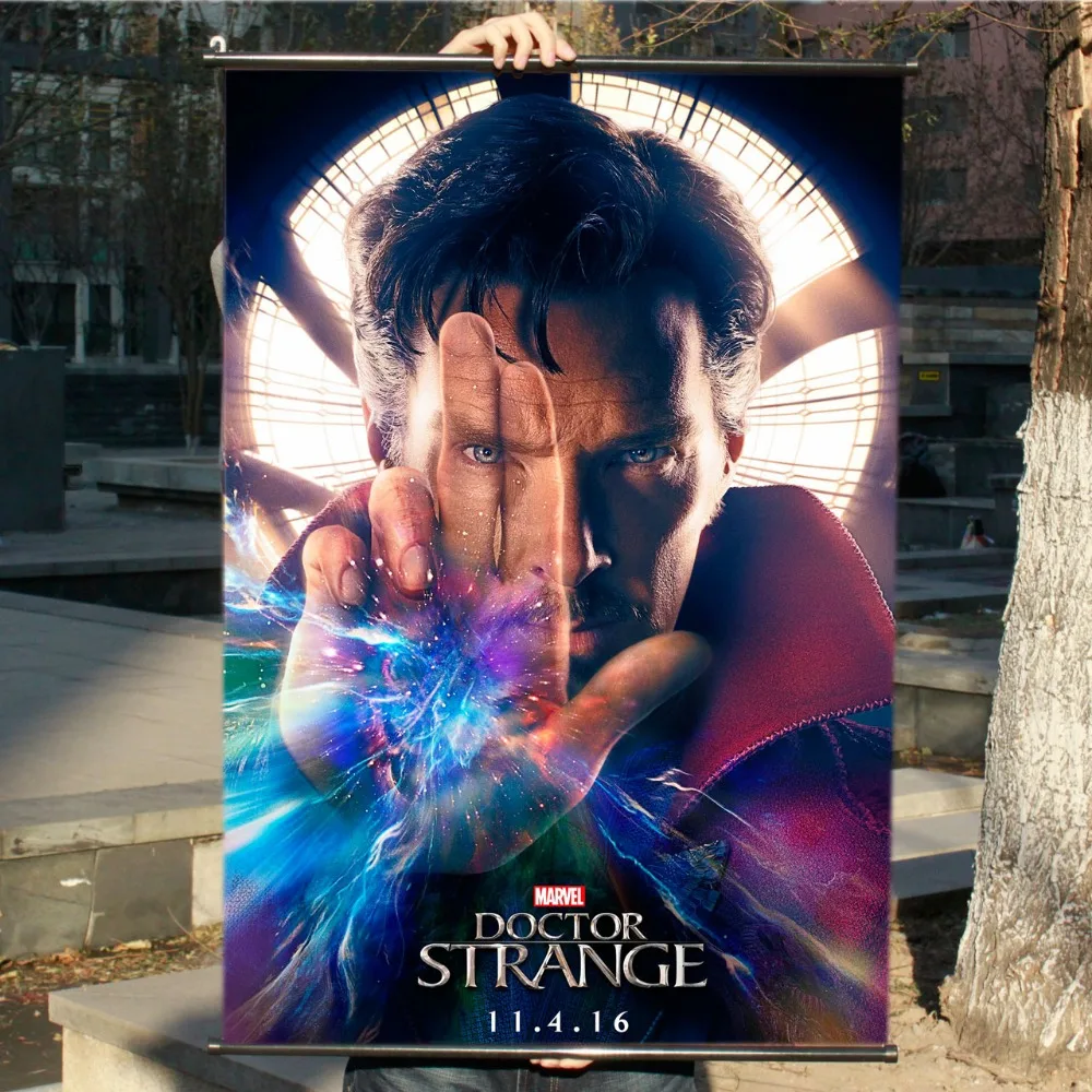 &quotДоктор Стрэндж&quot HD игра свитки кино плакат Настенные стикеры баннеры висит