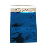 Gloss blue Золотой алюминиевой фольги сумка C4 229x324 мм Глянцевая Поли Мейлер 9x13 голографическая конверты для доставки - Цвет: Gloss blue
