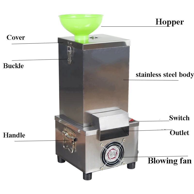 Электрический чесночный пилинг из нержавеющей стали 25 кг/ч чесночная