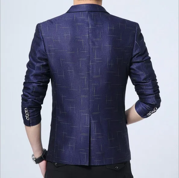 Роскошные Дизайнерские Для мужчин фантазии деловой Блейзер Бизнес Повседневное