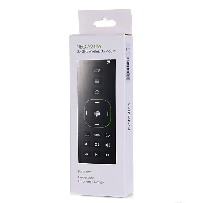 MINIX NEO A2 Lite Fly Air Mouse 2.4Ghz Wireless Keyboard Six-axis Multi-OS support For Android Smart TV Box PC Remote Controller |