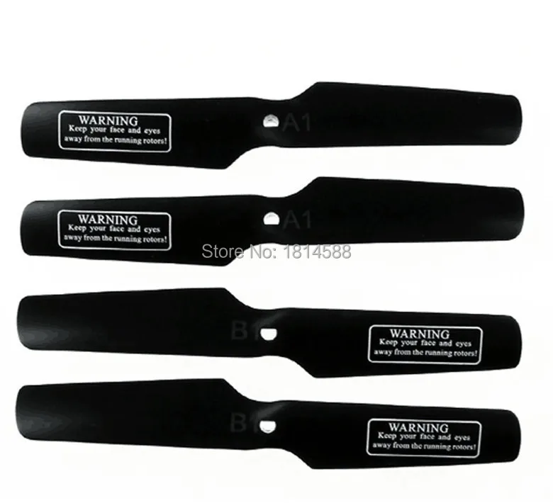 Вертолет с дистанционным управлением UDI u817 u817c u817a u818a, запчасти для вертолета с дистанционным управлением, черные четырехосевые Лопасти пропеллера для самолета, модель u817c