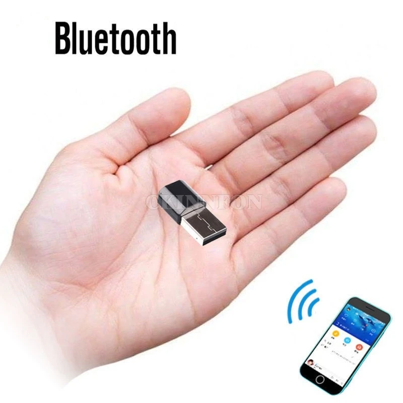 

200 шт./партия беспроводной USB Bluetooth 3,5 мм AUX аудио стерео музыка домашний Автомобильный приемник адаптер (Цвет: Черный)