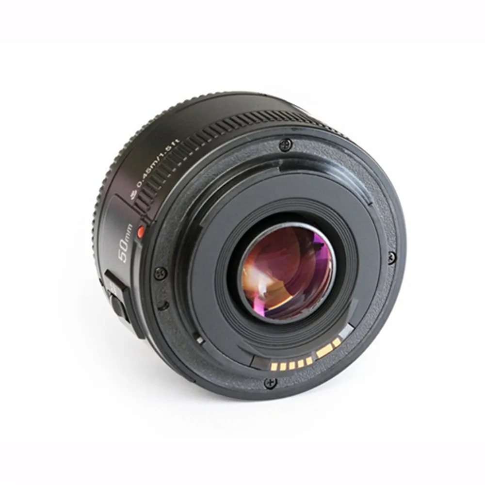 YONGNUO YN50mm YN50 F1.8 объектив камеры EF 50 мм AF MF диафрагма для Canon EOS Rebel T6 700D 750D 5D 6D Mark II IV 10D