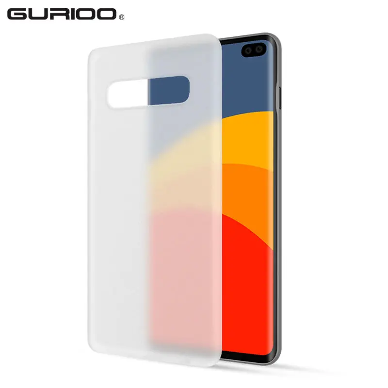 Gurioo роскошный Ультратонкий матовый прозрачный мягкий чехол для samsung S10 S10E S9 S8 Plus
