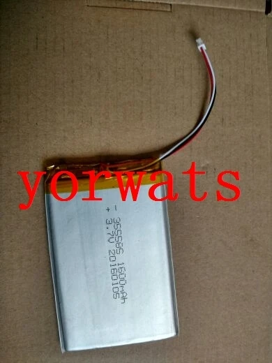 Новая горячая литий ионная аккумуляторная батарея 355585 1550mah 3 7 V полимерная линия