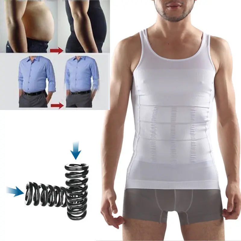 

2018 Newest Men's Shapers Underwear Men Slim Body Lift Shaper Belly Fatty BUSTER Underwear Vest Corset Compression