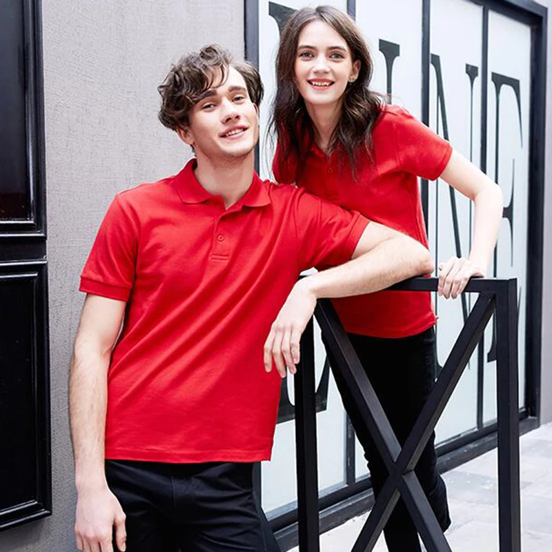 Новая брендовая мужская рубашка поло хлопковая с коротким рукавом Повседневная