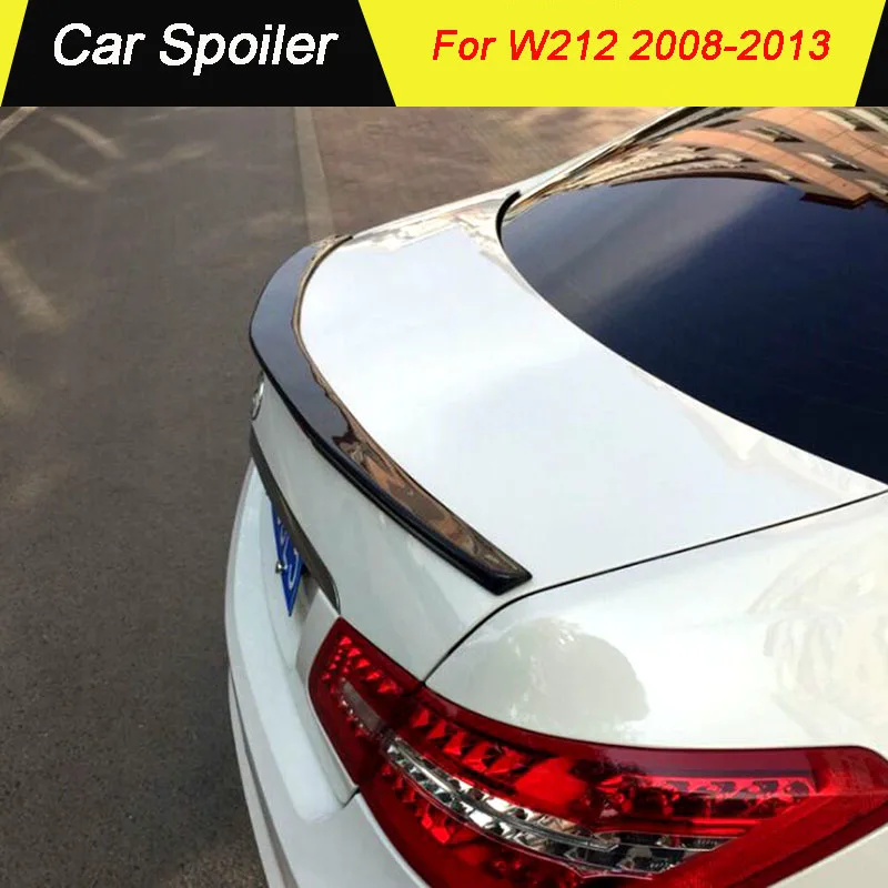 Для Mercedes-Benz W212 E320 E260 E300 E63 Спойлер ABS Материал заднего крыла для 2008 2009 2010 2011 2012 2013 W212 4 двери