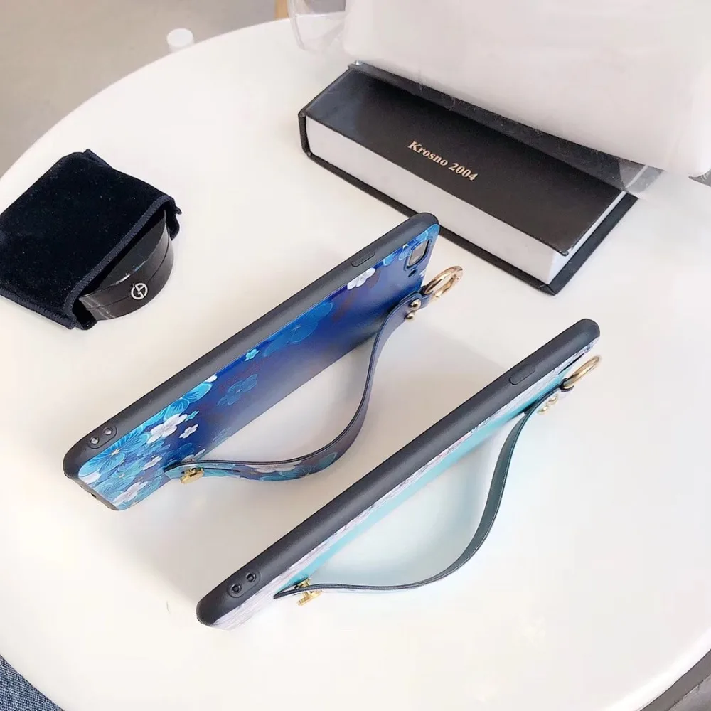 VIVIAUG Лидер продаж Мода цветок Смарт Чехлы для coque iphone х чехол 6s 7 8 плюс крышка