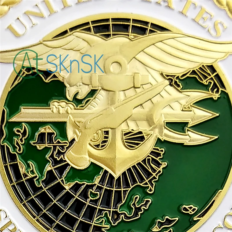 IPC военно-морские котики спецназ вызов монета печать команда США военный морской воздух земля памятные сувенирные коллекционные монеты