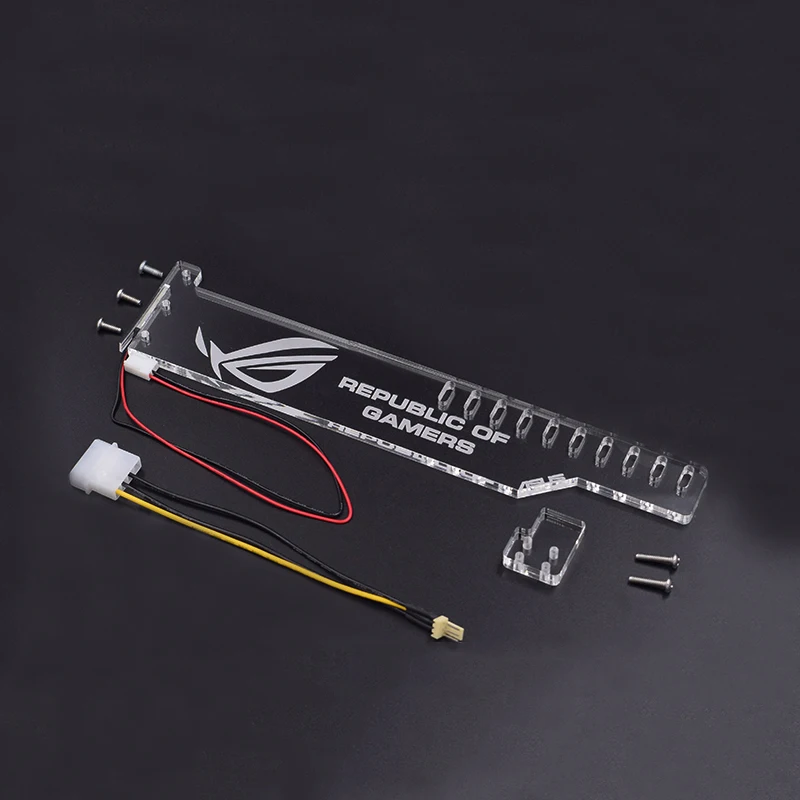 Новая синяя расширенная версия G8 для RADEON RX 480 AMD светодиодная светящаяся