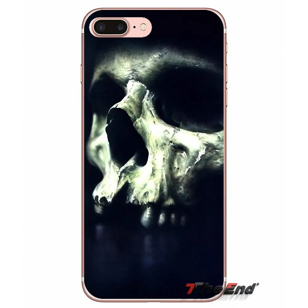 Для Samsung Galaxy J1 J2 J3 J5 J7 A3 A5 A7 2015 2016 2017 J530 J730 Fundas Coque мягкий чехол с узором в виде черепа