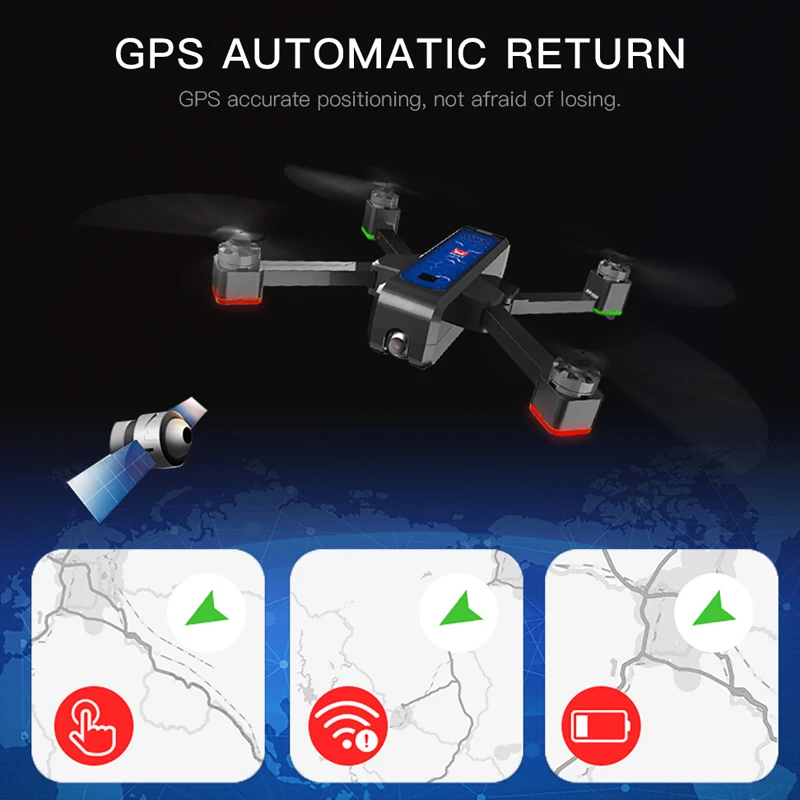 MJX B4W Profissional 5G GPS беспилотные летательные аппараты с Камера 2K HD WiFi FPV бесщеточным