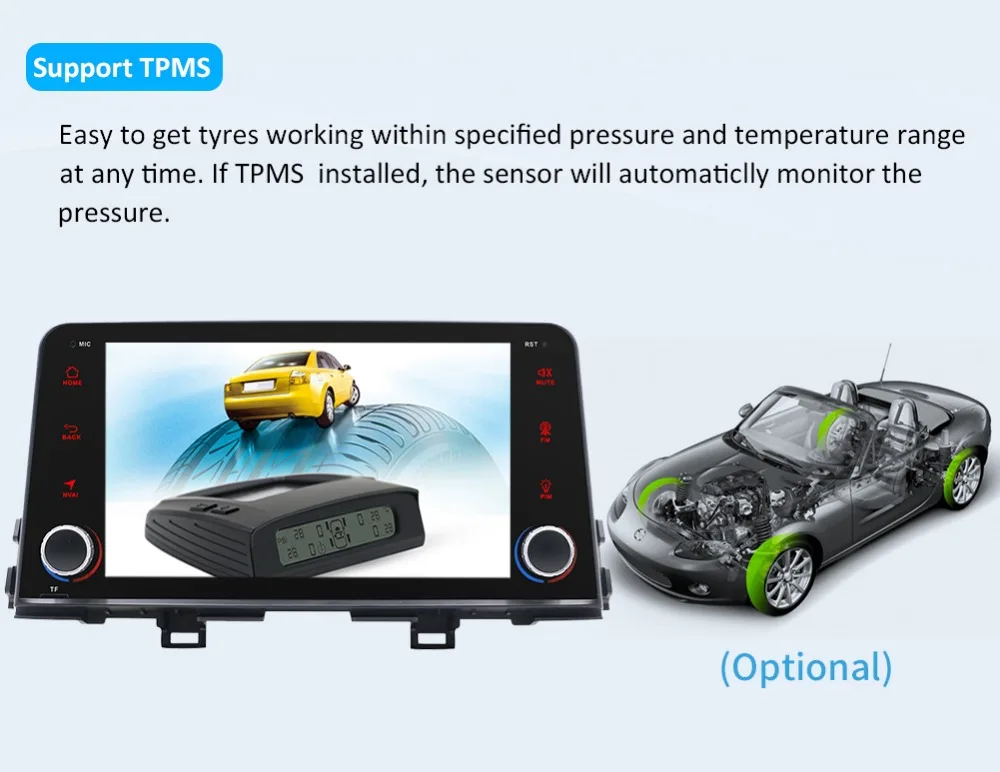 HD 1024*600 1din android 9,0 специальный автомобильный DVD для Kia Picanto(JA) и Kia Morning(JA) wifi BT Автомобильный мультимедийный