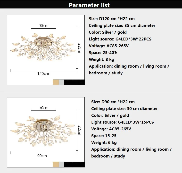 Круглая хрустальная лампа в европейском стиле лампы для гостиной современные