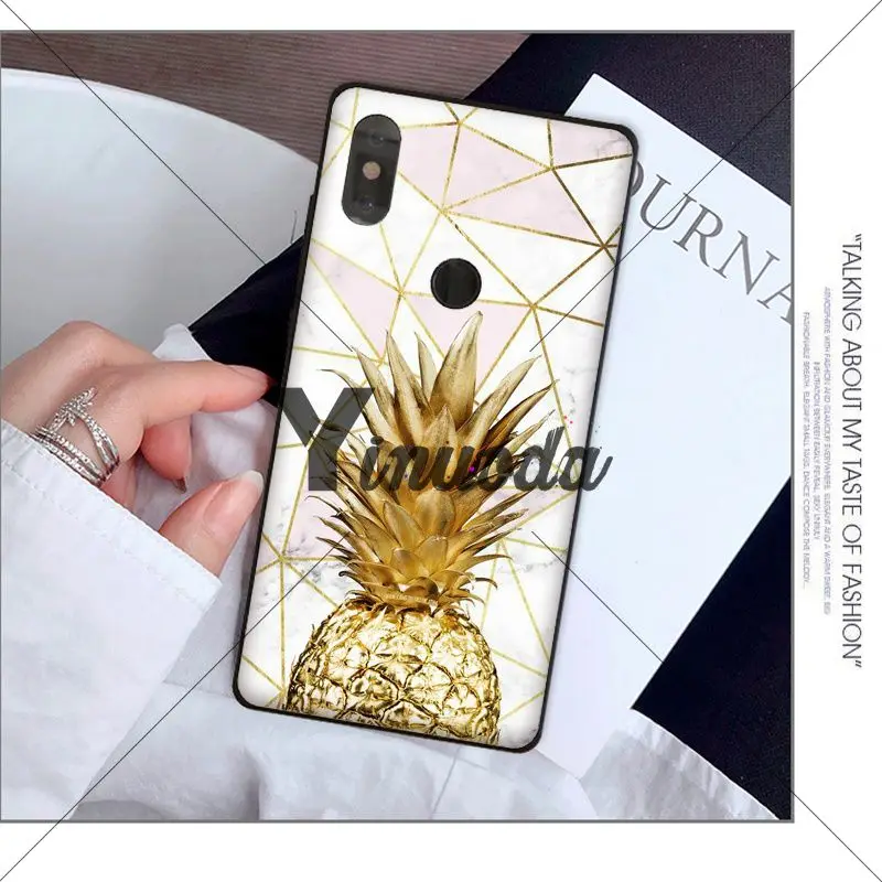 Yinuoda Шикарный Розовый Мраморный Красивый дизайн DIY чехол для телефона Xiaomi Mi 8 SE 6 Note