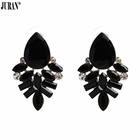 Brincos 2017 хорошее качество Новые Модные женские массивные Кристальные серьги-гвоздики для женщин модные серьги Заводская цена оптовая продажа