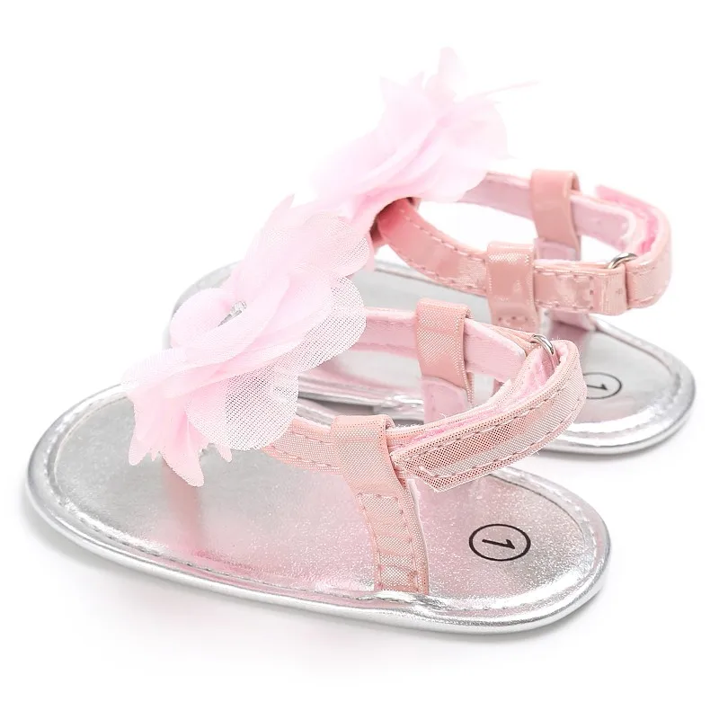 Сандалии для новорожденных девочек милые босоножки из искусственной кожи с