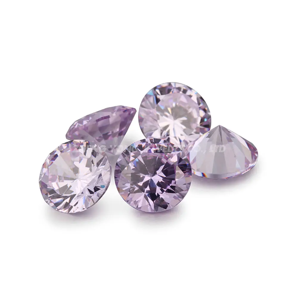 Круглый полупрозрачный камень с фианитом 1 5 мм|cubic zirconia loose stones|loose stonescubic |